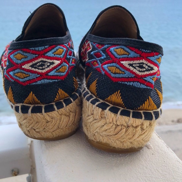 Johnny Was Shoes Johnny Was Embroidered Espadrilles Poshmark